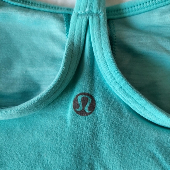 Lululemon Tiffany Green Flow Y Tank - Picture 3 of 6